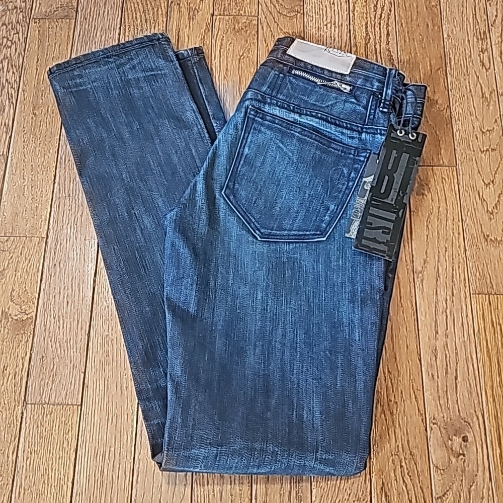 Resin Jeans The Aslan Mid Rise Skinny Size W27 L32 New